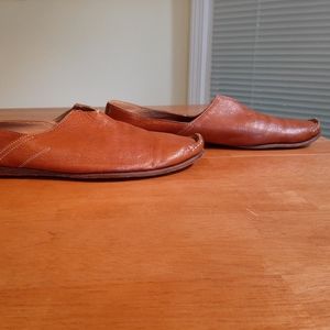 Giorgio Armani Brown Leather Aladdin's Shoes - 44